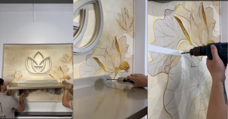dụng cụ chuẩn bị lắp bàn thờ treo tường, quy trình lắp đặt bàn thờ
