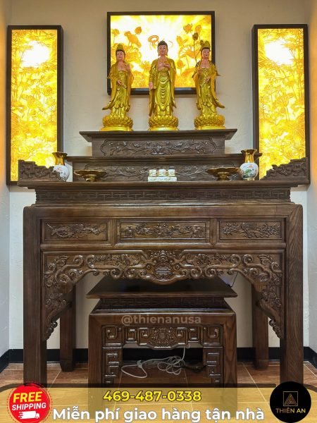 Bàn thờ tam cấp Đát Vàng Nghinh Sơn: Biểu tượng tâm linh Việt