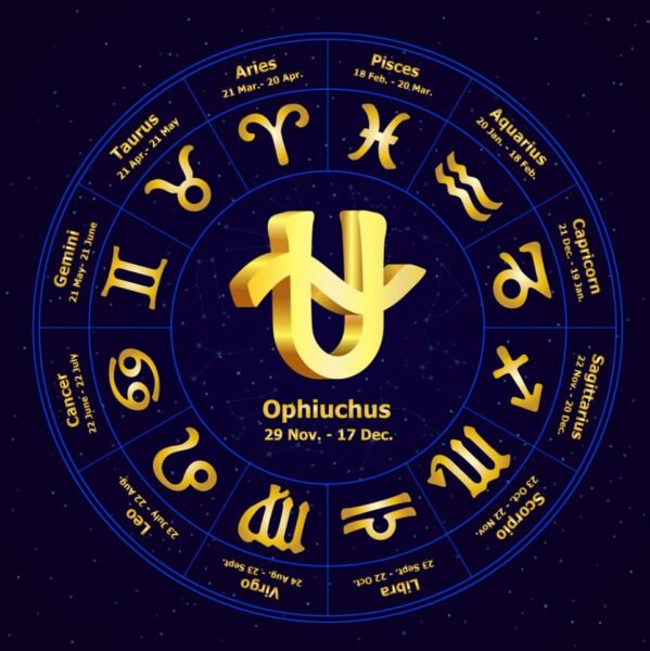 Chòm sao Ophiuchus trên bầu trời đêm