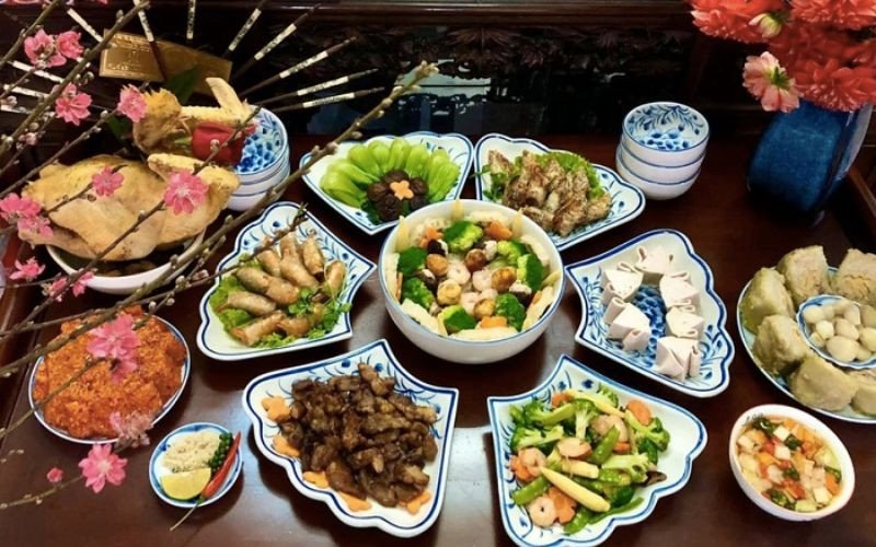 Mâm cúng Thanh Minh tại nhà