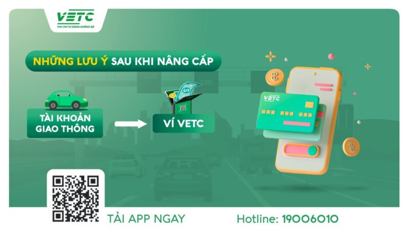 Hướng Dẫn Chuyển Tiền Từ Ví VETC Sang Tài Khoản Giao Thông