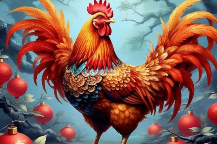 Năm 2017 tuổi con gì với hình ảnh chú gà trống vững chãi