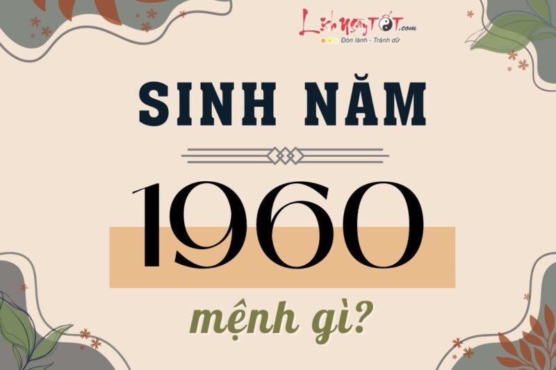 Hình ảnh người sinh năm 1960 tuổi Canh Tý