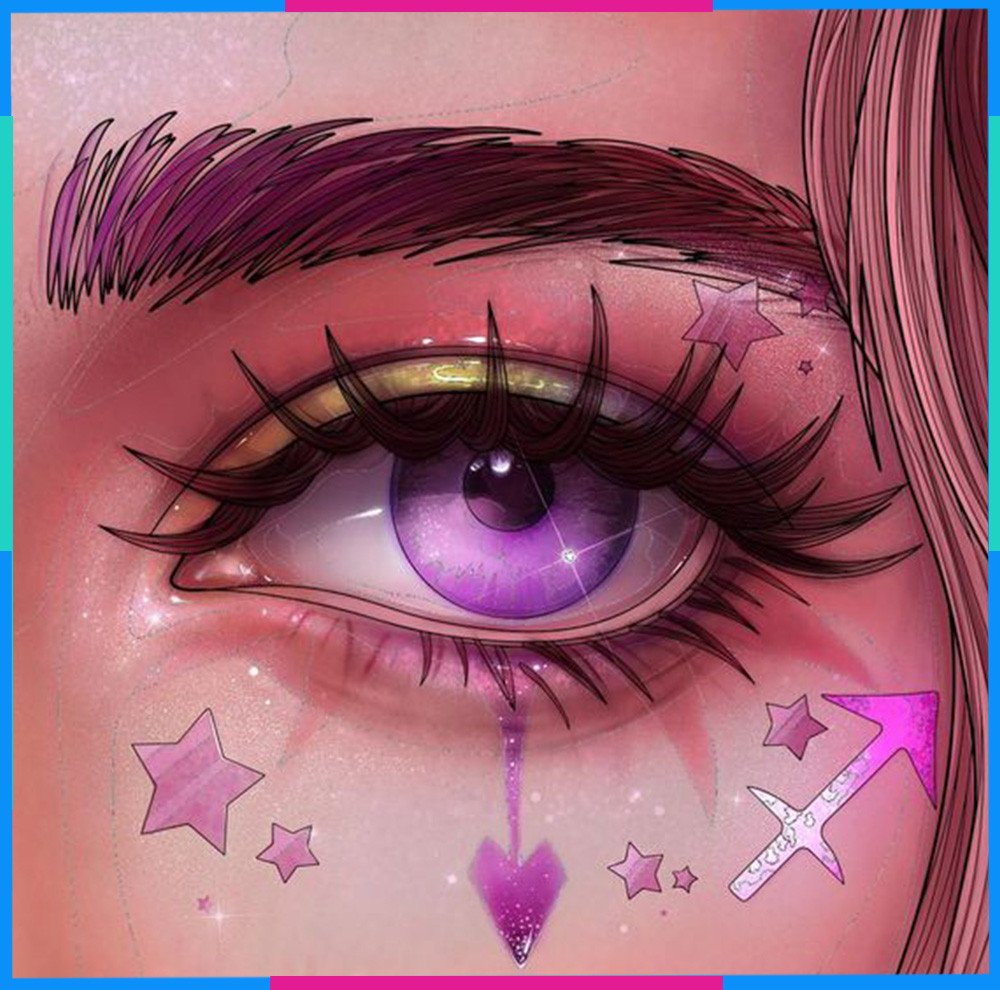 Ánh mắt rạng rỡ và tươi vui của người thuộc cung Nhân Mã, thể hiện sự tò mò và nhiệt huyết khám phá.