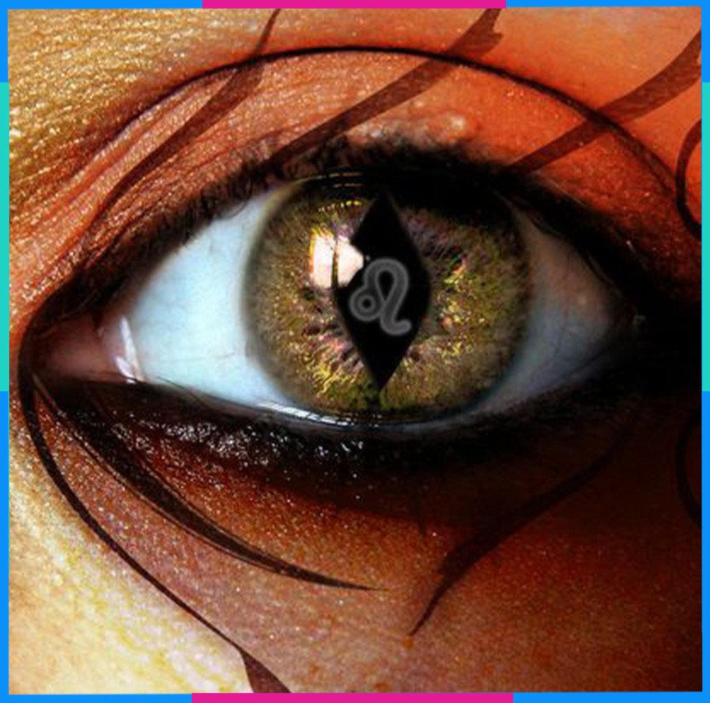 Ánh mắt rực rỡ và kiêu hãnh của người thuộc cung Sư Tử, biểu lộ sự tự tin và khả năng lãnh đạo.