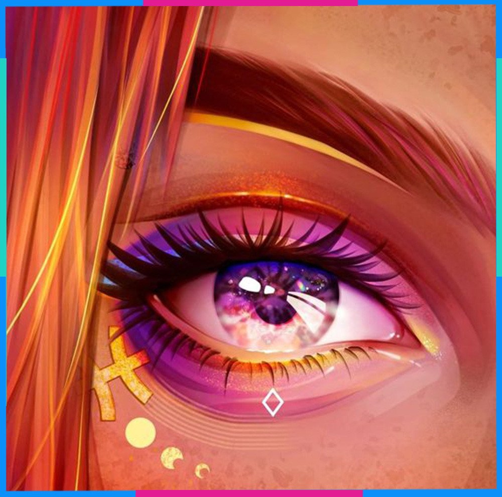 Ánh mắt tinh tế và mơ màng của người thuộc cung Song Ngư, thể hiện sự nhạy cảm và trí tưởng tượng.