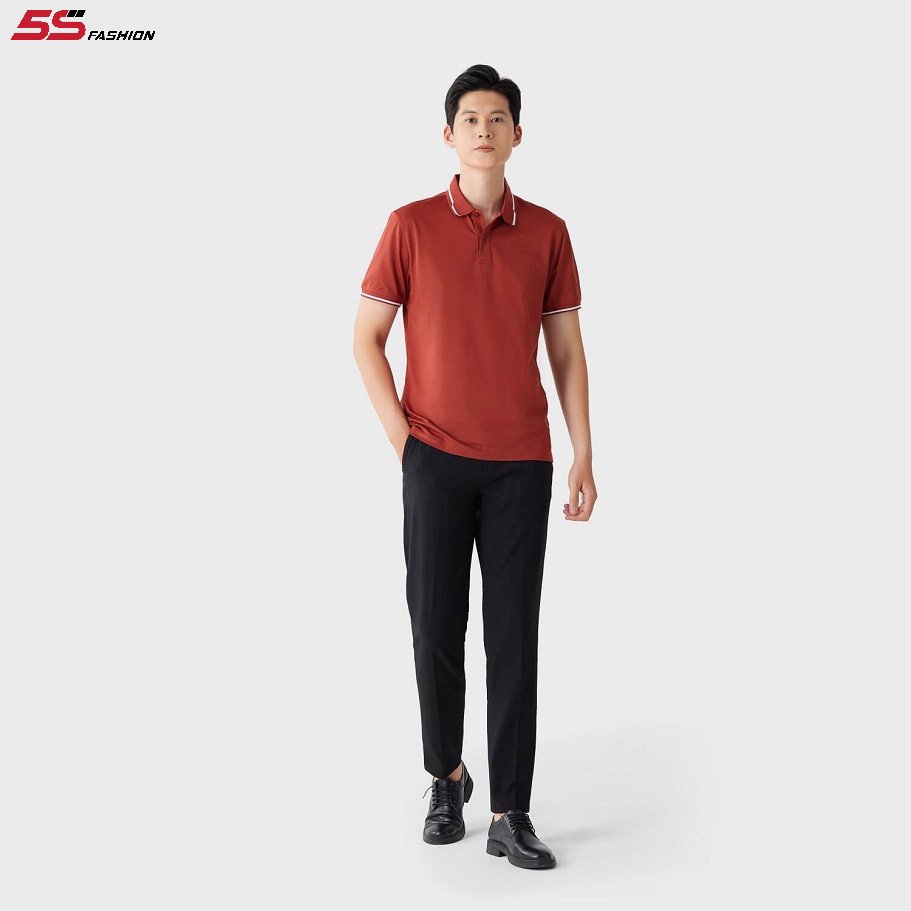 Áo polo màu cam đất biểu tượng sự nhiệt huyết của người mệnh Thổ