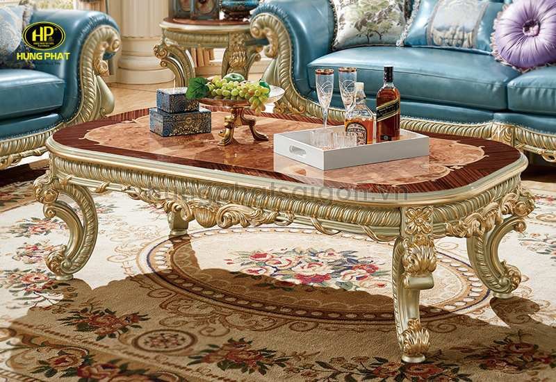 BÃ n trÃ  gá»— sá»“i vintage