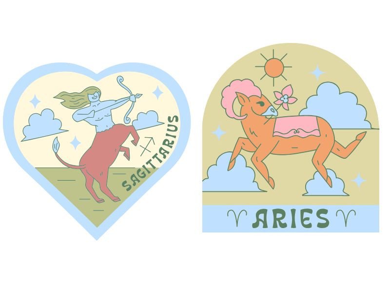 Bạch Dương và Nhân Mã với tính cách tự do, mạo hiểm tương đồng