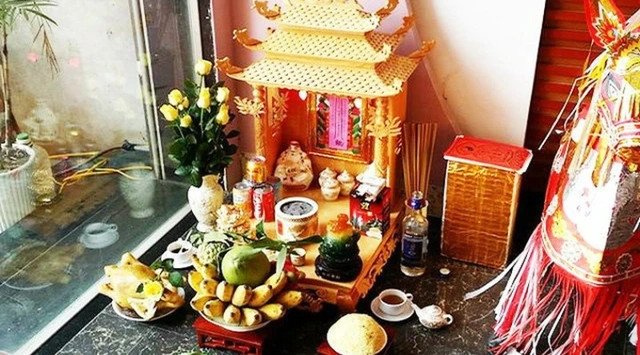 bài cúng rằm trung thu truyền thống với mâm lễ vật