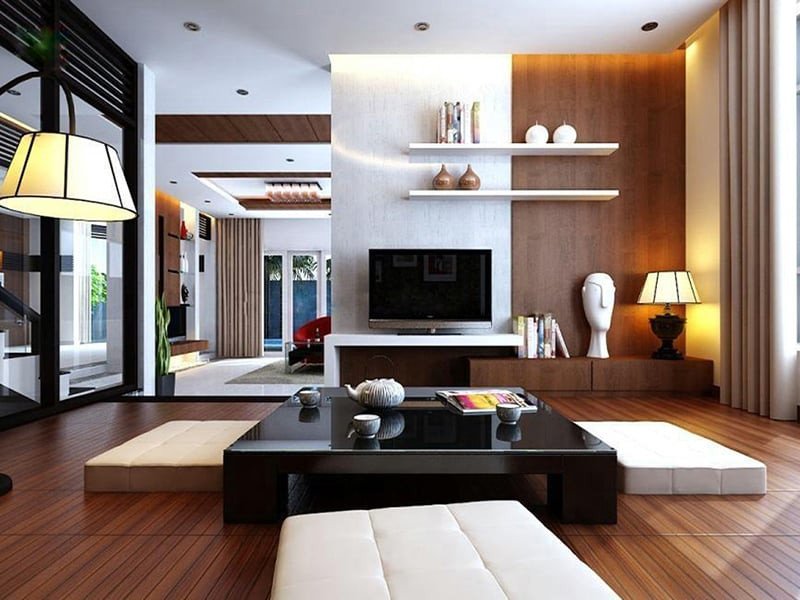 Bàn ăn ngồi bệt đa năng với hộc kéo tiện dụng