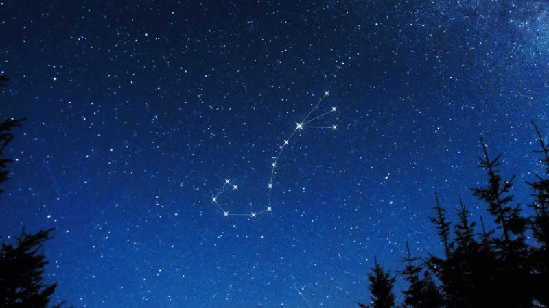 Bản đồ sao của cung Bọ Cạp đại diện cho mệnh thủy