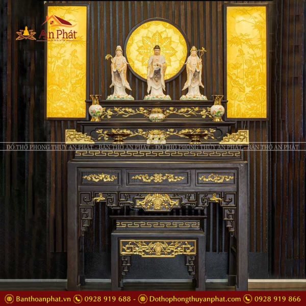 Bàn thờ tam cấp Đát Vàng Nghinh Sơn: Biểu tượng tâm linh Việt