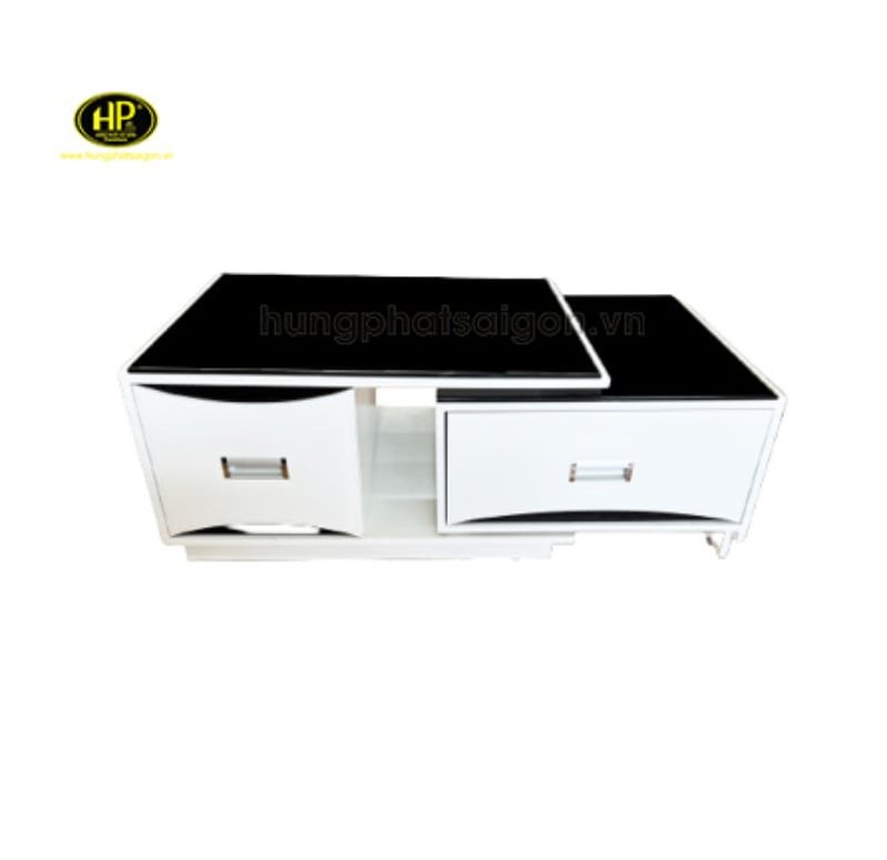 Bàn trà gỗ công nghiệp có thể mở rộng diện tích