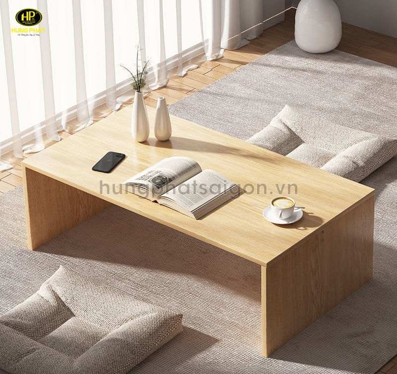 Bàn trà gỗ mini hình chữ nhật