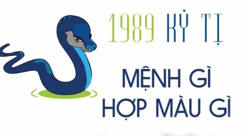 Bảng màu sắc phong thủy hợp mệnh Mộc của người sinh năm 1989