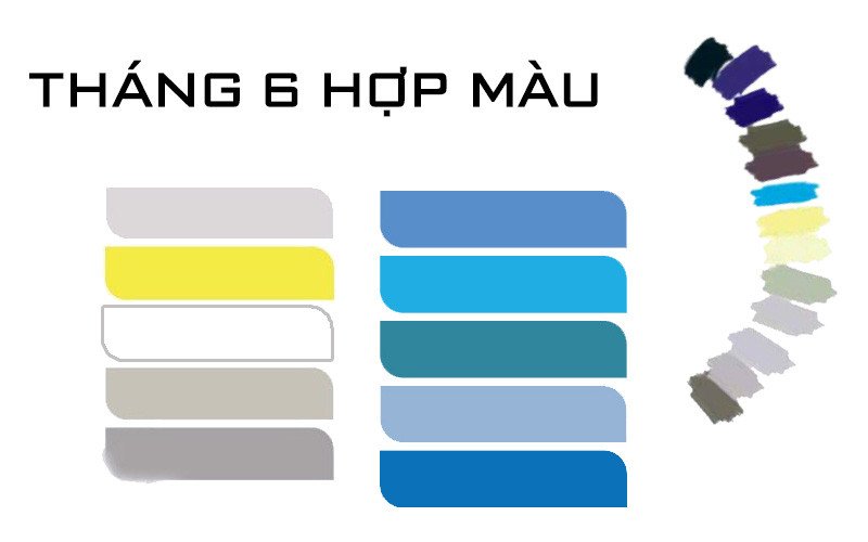 Bảng màu sắc phong thủy hợp với người sinh tháng 6 mệnh gì