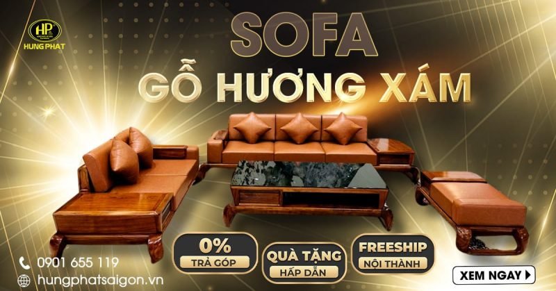 banner danh mục sofa gỗ hương xám
