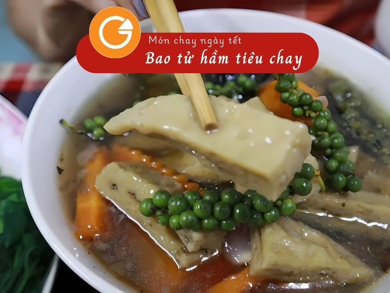 Bao tử hầm tiêu chay ấm bụng