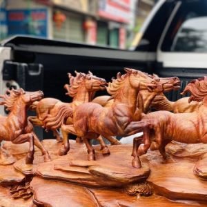 Bát Mã Truy Phong Gỗ Sụn Cẩm Việt Ngang 1m07 -07