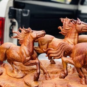 Bát Mã Truy Phong Gỗ Sụn Cẩm Việt Ngang 1m07 -08