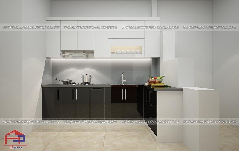 Cận cảnh chi tiết bề mặt gỗ phủ acrylic bóng gương cao cấp với màu sắc đa dạng