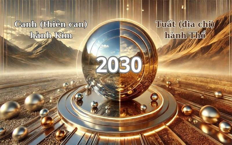 Biểu đồ công việc phù hợp với tính cách người sinh năm Canh Tuất 2030 mệnh gì.