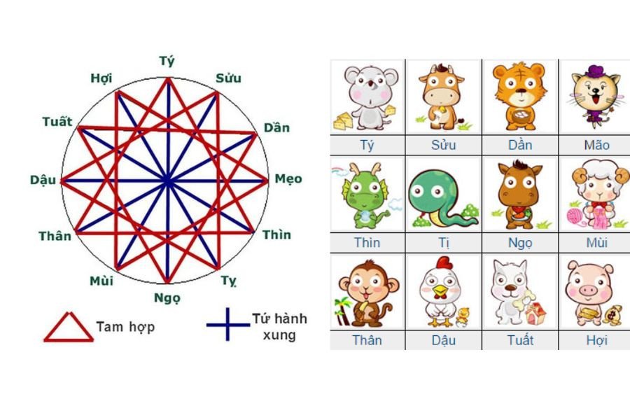 Biểu đồ thể hiện lộ trình công danh, sự nghiệp vững chắc của người sinh năm 1983