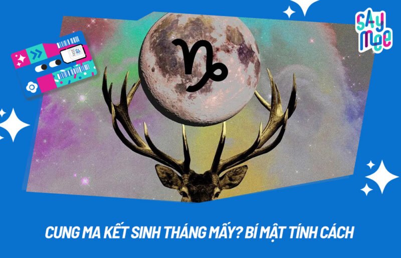 Biểu tượng cung Ma Kết với hình ảnh dê biển mạnh mẽ