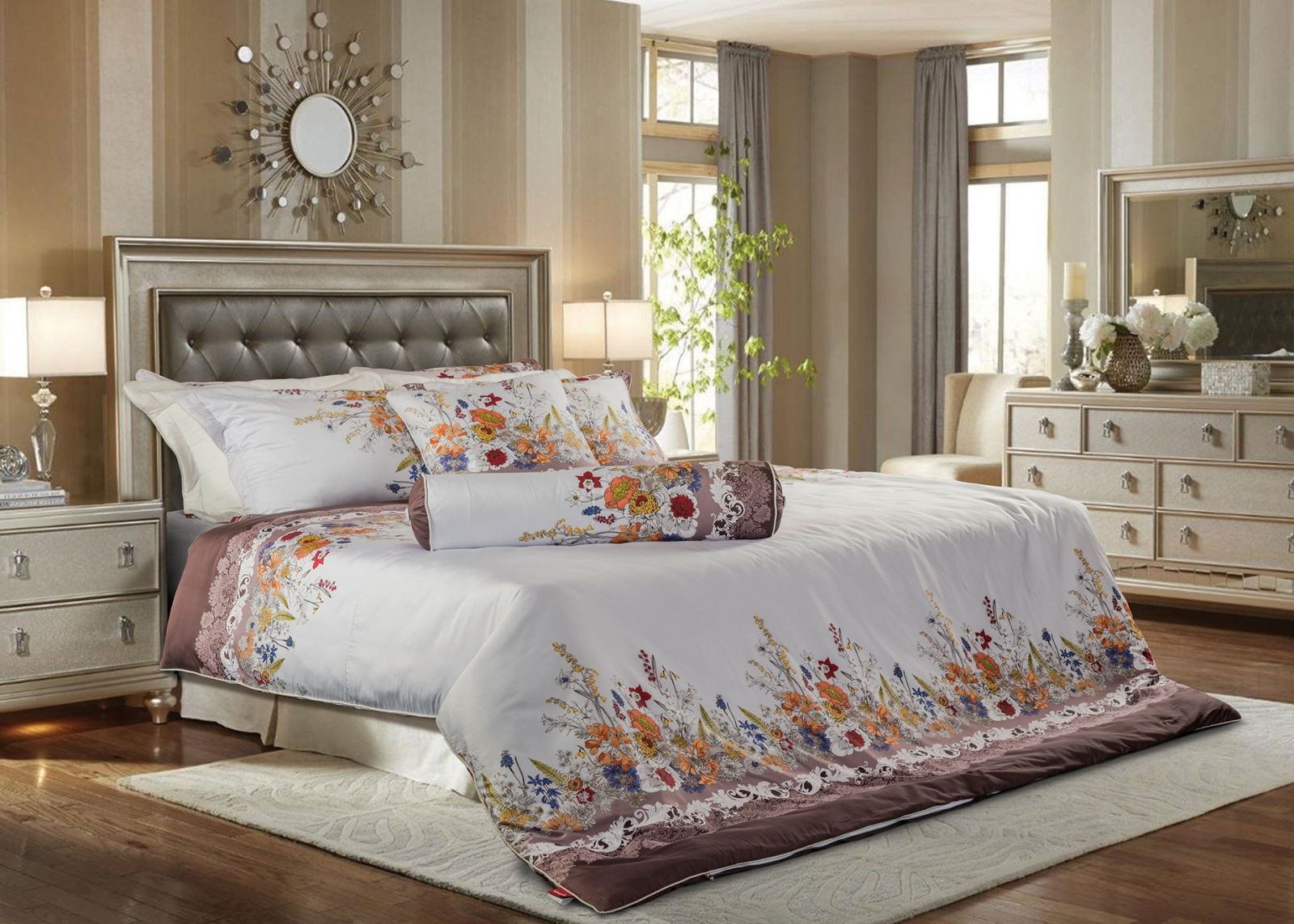 Bộ chăn ga gối màu trắng tinh khiết, hợp với người sinh năm 1984 mệnh gì hợp màu gì