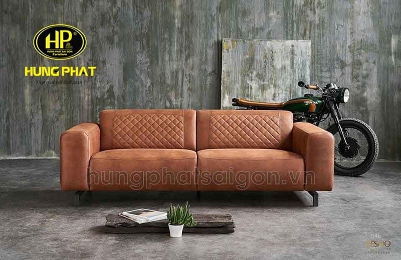 Bộ sofa góc màu be phù hợp không gian phòng khách vừa