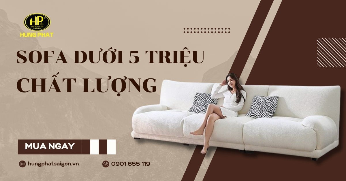 Bộ sofa văng 3 chỗ màu xám đậm cho phòng khách nhỏ
