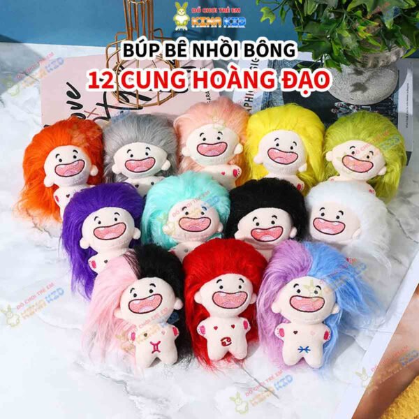 Bộ sưu tập búp bê 12 cung hoàng đạo đáng yêu với nhiều màu sắc rực rỡ