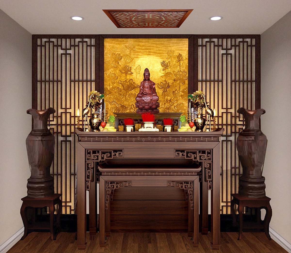 Bố trí bàn thờ theo phong thủy cho người tuổi Nhâm Dần mệnh gì