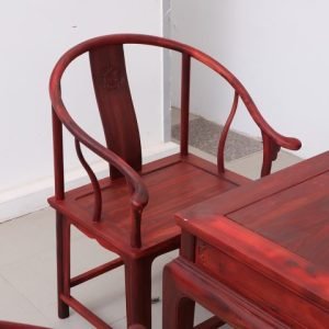 Bộ Bàn Trà Kiểu Trung Gỗ Tử Đàn Ngang 158cm - Hình ảnh 3