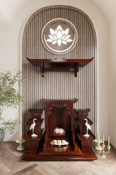 Chọn màu sơn bàn thờ thần tài theo ngành nghề kinh doanh