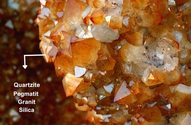 Các thành phần hoá học chính của Citrine và màu sắc đa dạng của Thạch Anh Vàng