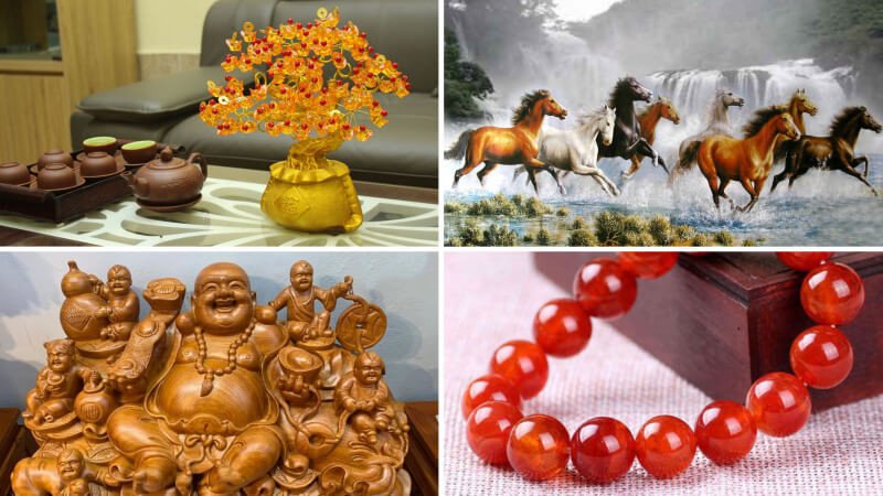 Các vật phẩm phong thủy như đá, cây cảnh mang lại may mắn cho tuổi 2006 mệnh Thổ