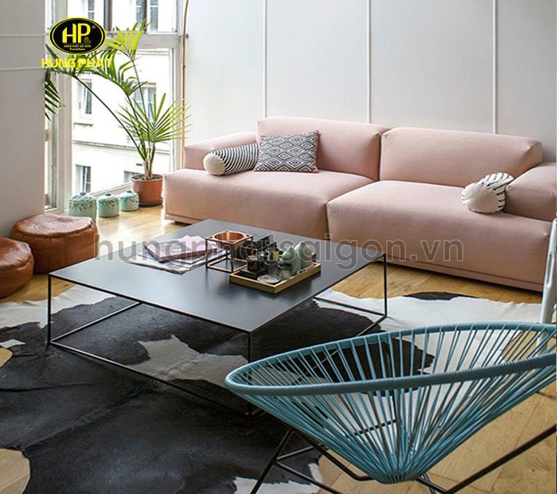 Cách chọn bàn sofa hình vuông theo diện tích phòng khách