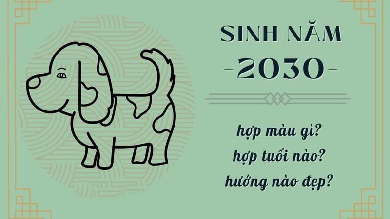 Canh Tuất 2030 là năm con chó, biểu tượng của lòng trung thành và sự bảo vệ