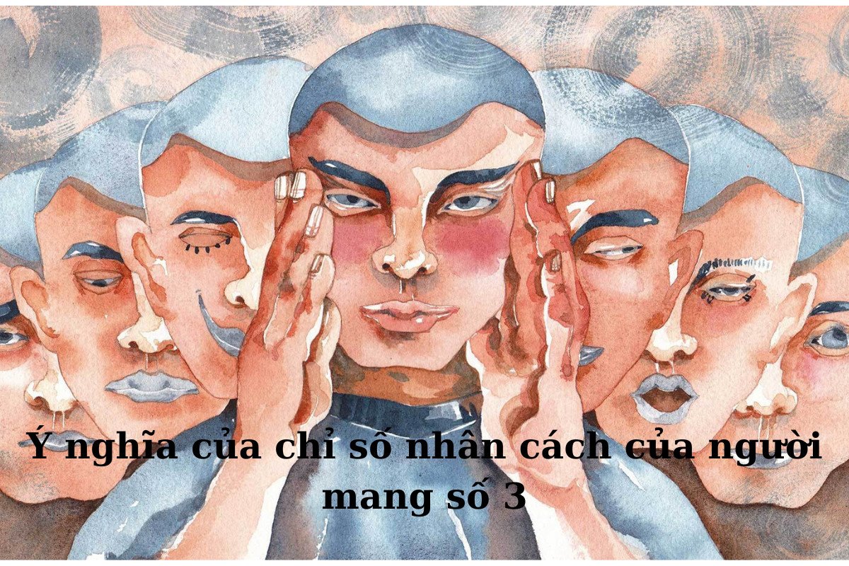 Chỉ số nhân cách của số 3 mệnh gì được minh họa bằng một người phụ nữ trẻ trung, năng động và hòa đồng