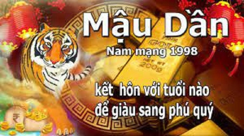 Cô dâu và chú rể trao nhẫn, thể hiện sự gắn kết bền chặt khi nữ tuổi Mậu Dần 1998 cưới đúng năm tốt.
