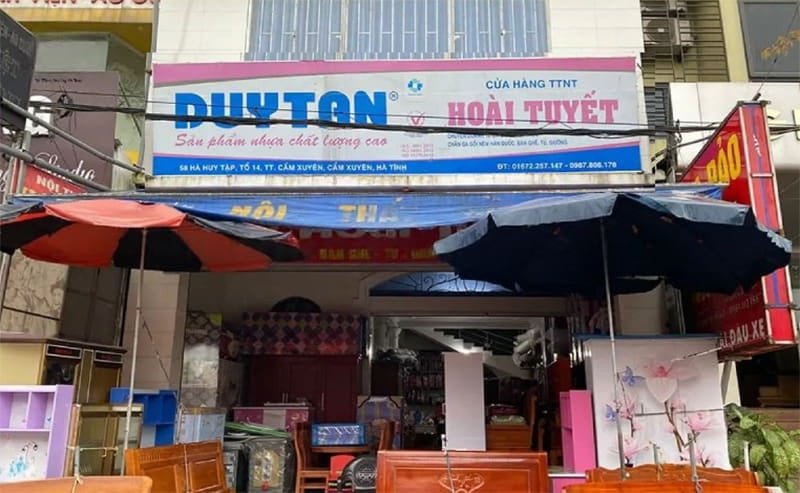 Cơ sở kinh doanh nội thất Hoài Tuyết Cẩm Xuyên Hà Tĩnh