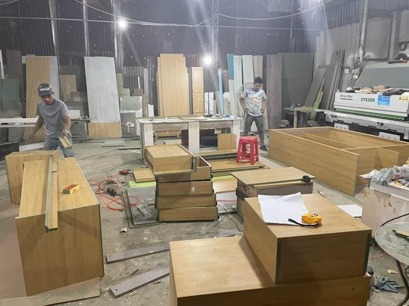 Cơ sở sản xuất nội thất Hoàng Sơn chuyên nghiệp tại Bình Thạnh