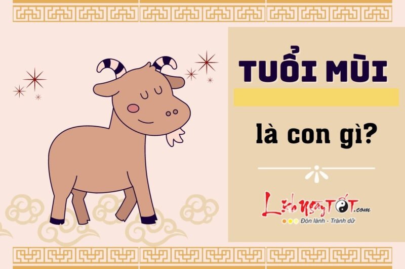 Con Dê đại diện cho tuổi Mùi trong 12 con giáp