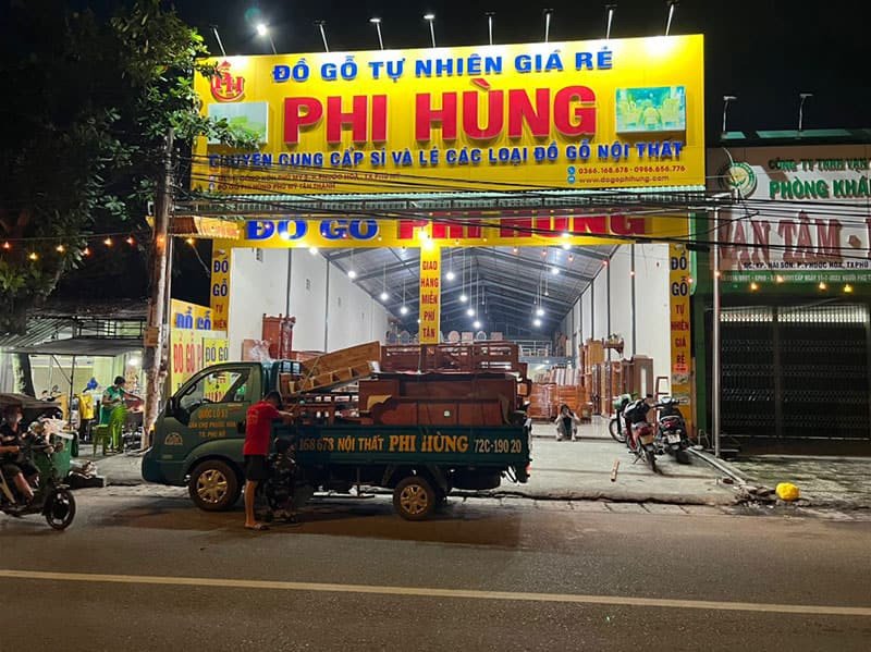 Cửa hàng đồ gỗ giá rẻ Phi Hùng Vũng Tàu