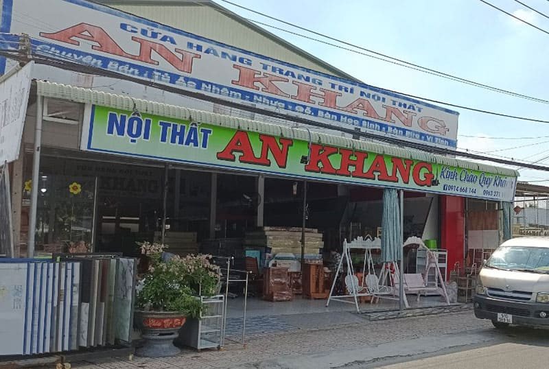 Cửa hàng nội thất gỗ An Khang tại Thoại Sơn An Giang