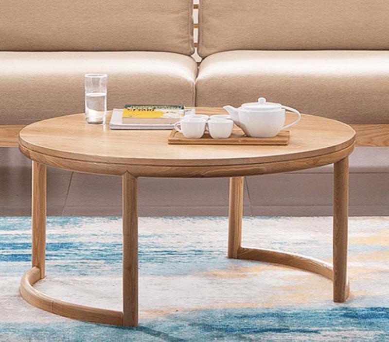 Đặc điểm thiết kế của bàn trà gỗ tròn