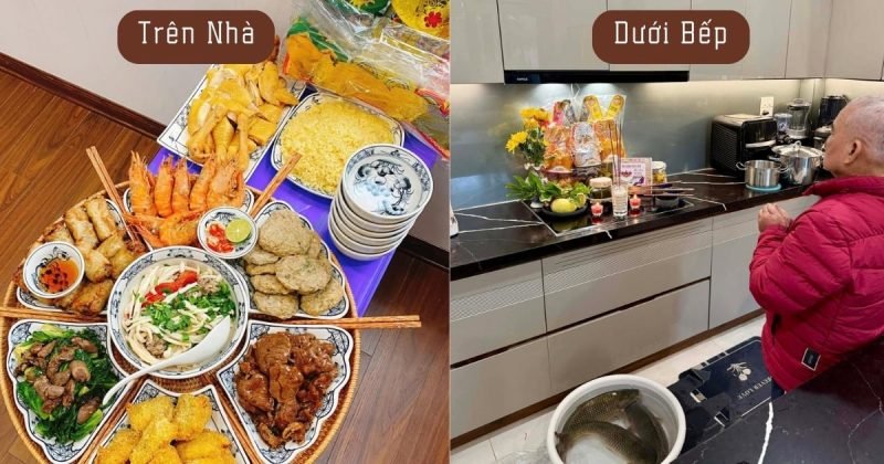 Vị trí đặt mâm cúng ông Công ông Táo ở bếp hay bàn thờ gia tiên