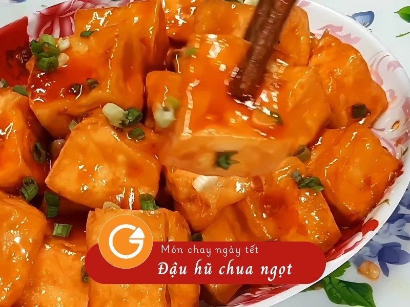 Đậu hũ chua ngọt hấp dẫn